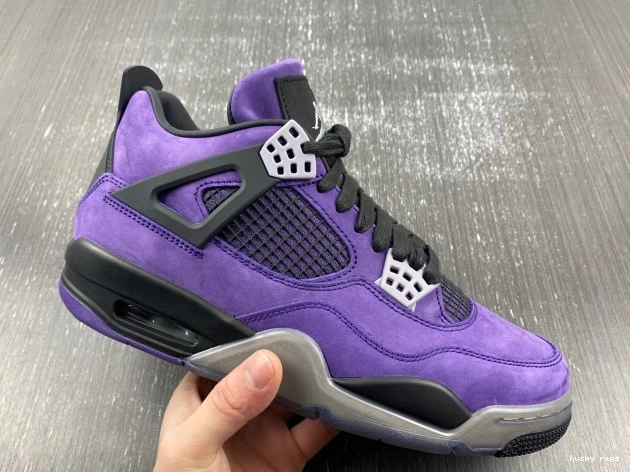 Cheap Husky Travis 4 x Purple Air Jordan Suede Scott 0713